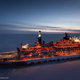 Illustration for article titled Stunning night images of a nuclear ice breaker in the middle of nowhere